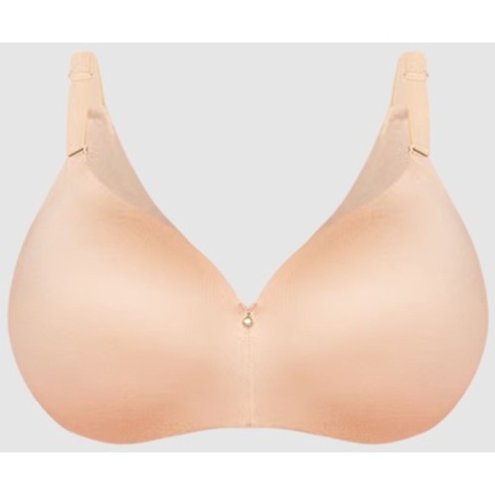 Cacique 40DD $69 Lightly Lined Balconette Bra Beige Nude Underwire